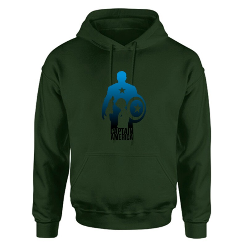 Patriot American Captain Unisex Kapucnis Pulcsi