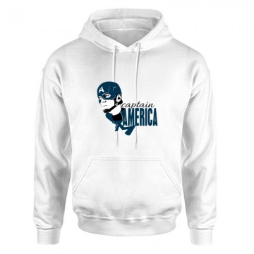 Captain America Unisex Kapucnis Pulcsi