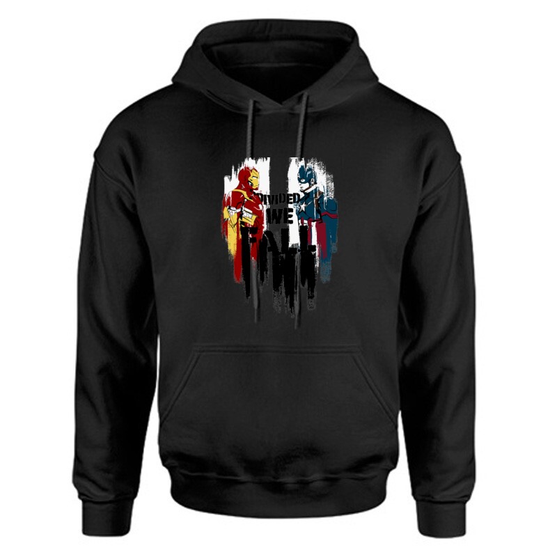 Divided We Fall Unisex Kapucnis Pulcsi