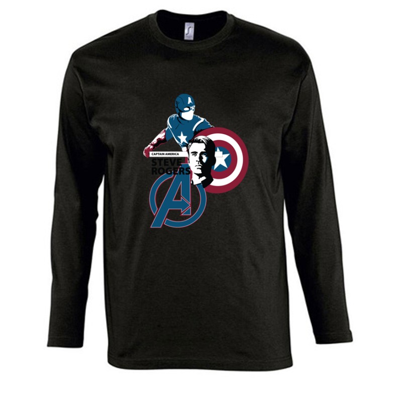 Steve Rogers Hosszú Ujjú Póló