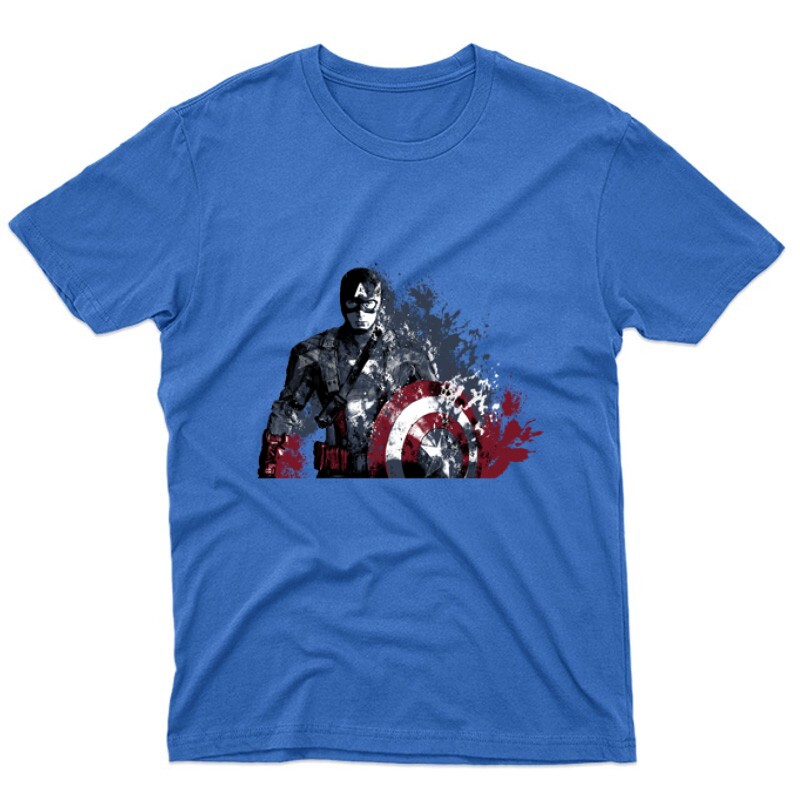 Captain America Worn Unisex Póló