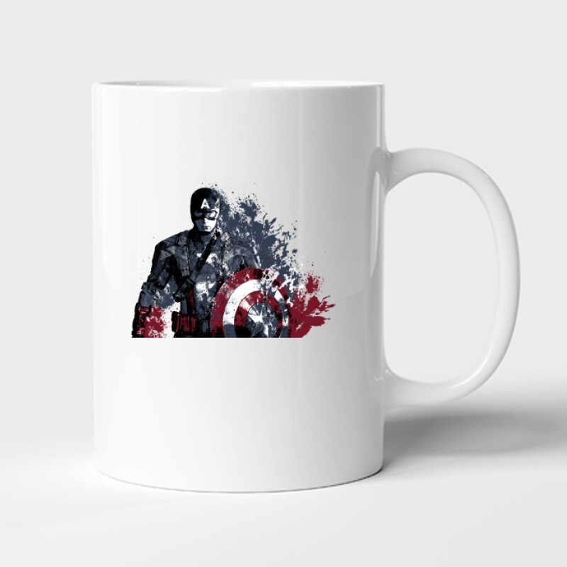 Captain America Worn Bögre