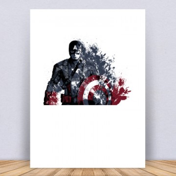 Captain America Worn Vászonkép