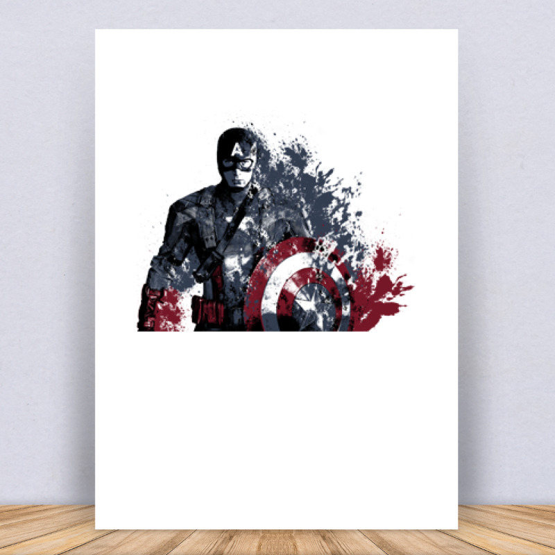 Captain America Worn Vászonkép