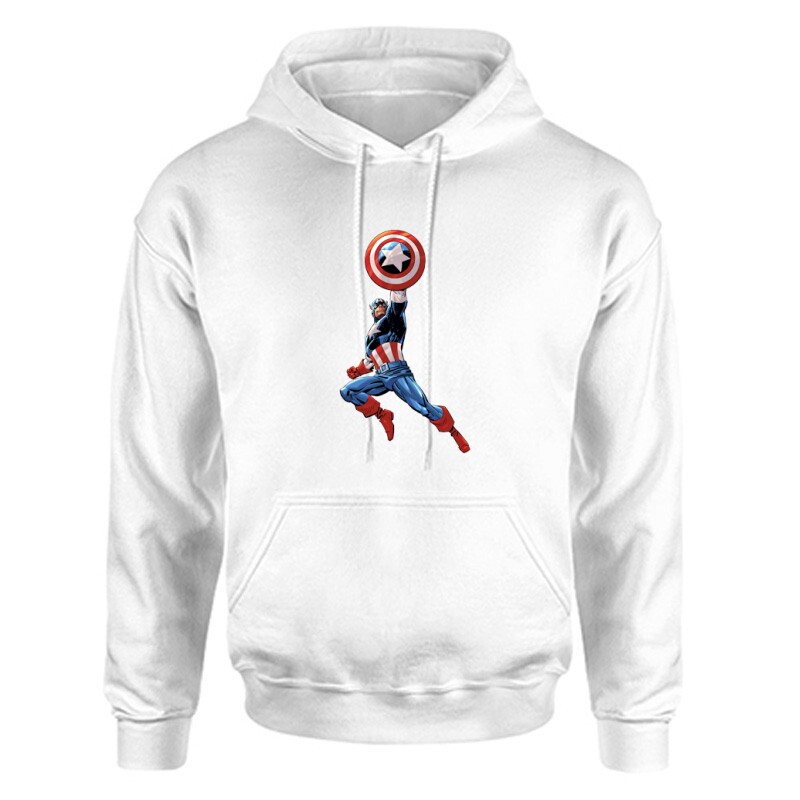 With Shield Unisex Kapucnis Pulcsi