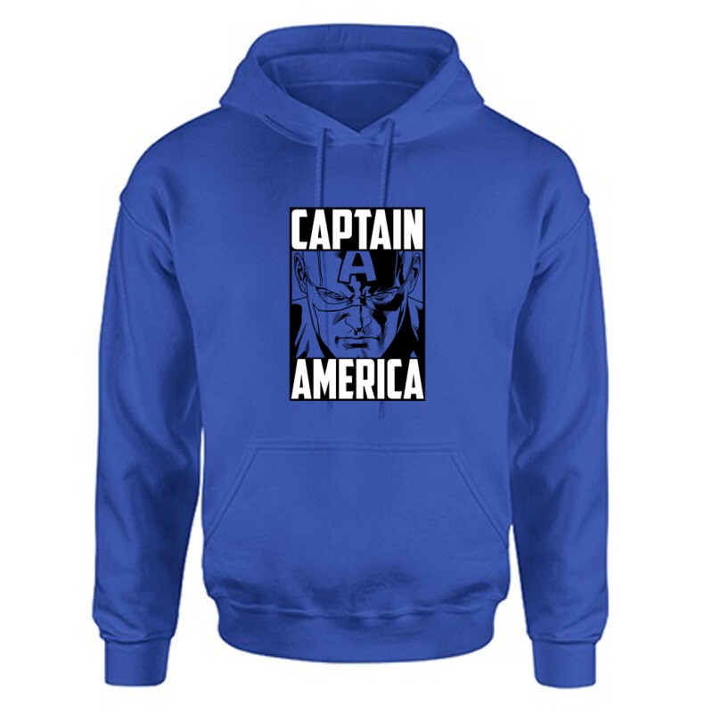 Captain America minimal Unisex Kapucnis Pulcsi