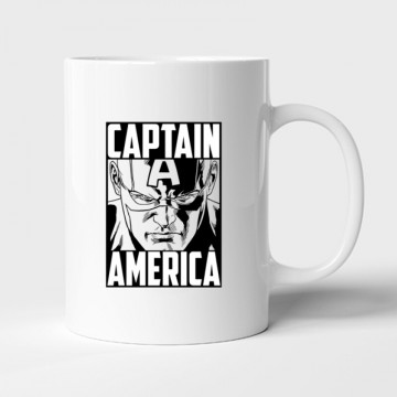 Captain America minimal Bögre