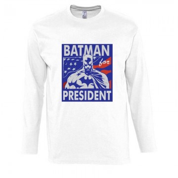 Batman for President Hosszú Ujjú Póló