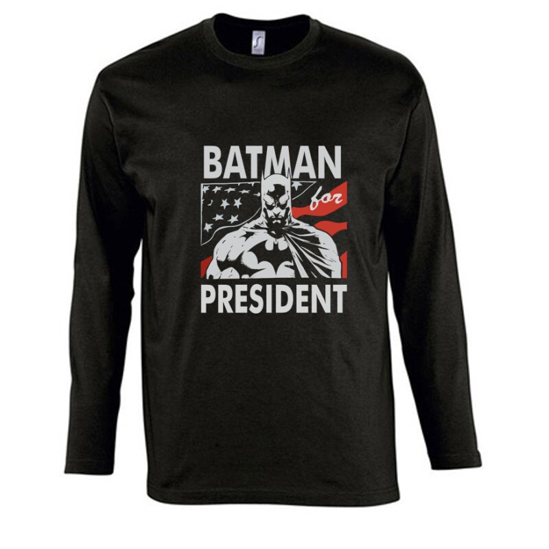 Batman for President Hosszú Ujjú Póló