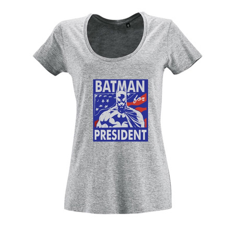 Batman for President Női O Nyakú Póló