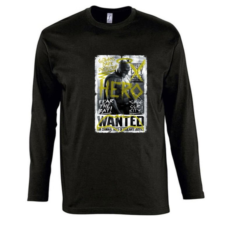 Batman Wanted Hosszú Ujjú Póló