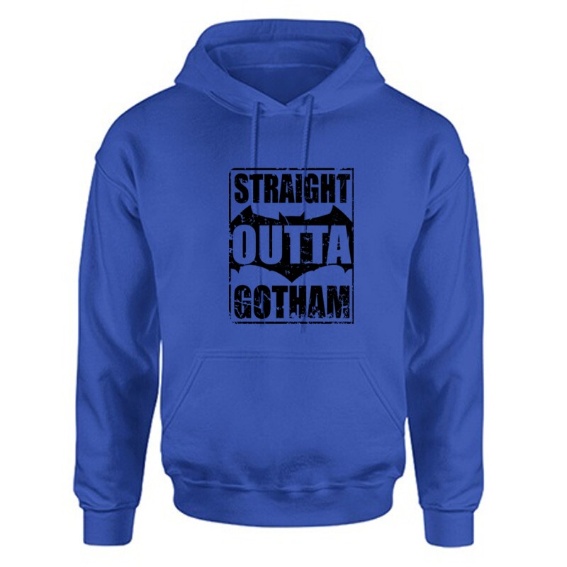 Straight Outta Gotham Unisex Kapucnis Pulcsi