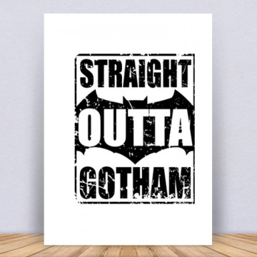 Straight Outta Gotham Vászonkép