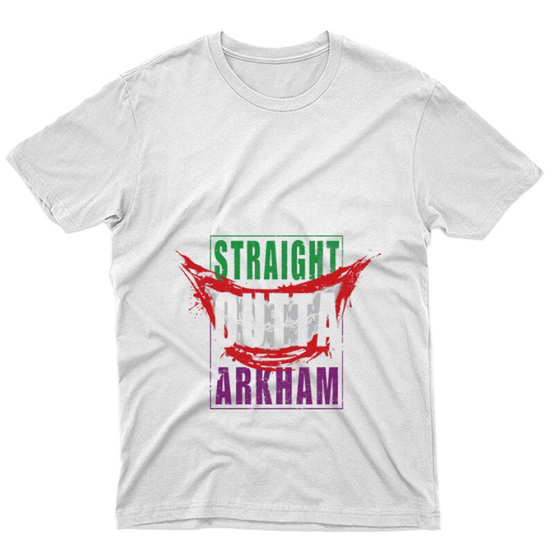 Straight Outta Arkham Unisex Póló
