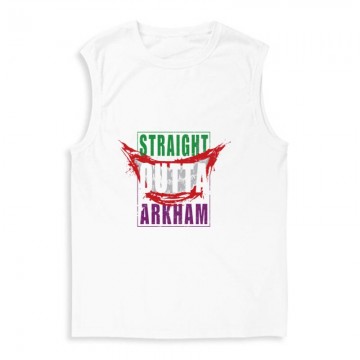 Straight Outta Arkham Férfi Trikó