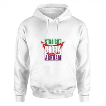 Straight Outta Arkham Unisex Kapucnis Pulcsi