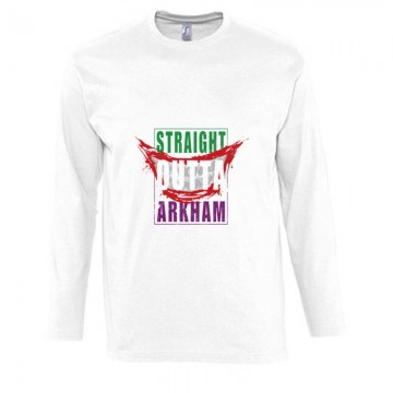 Straight Outta Arkham Hosszú Ujjú Póló