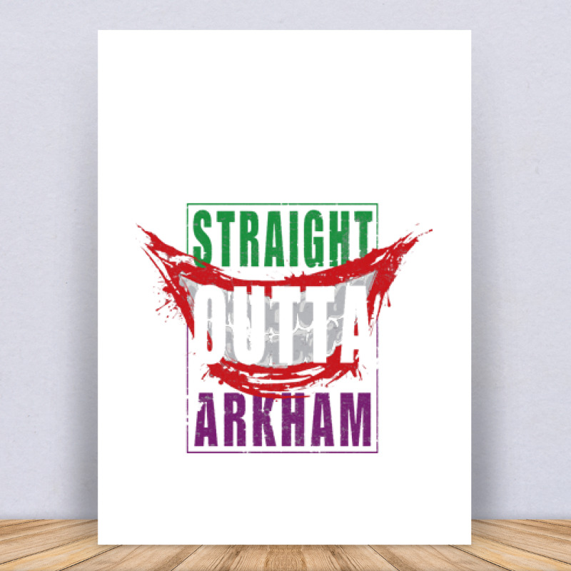 Straight Outta Arkham Vászonkép