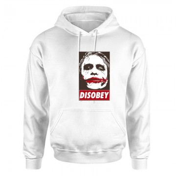 Disobey Joker Unisex Kapucnis Pulcsi