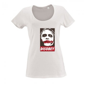 Disobey Joker Női O Nyakú Póló