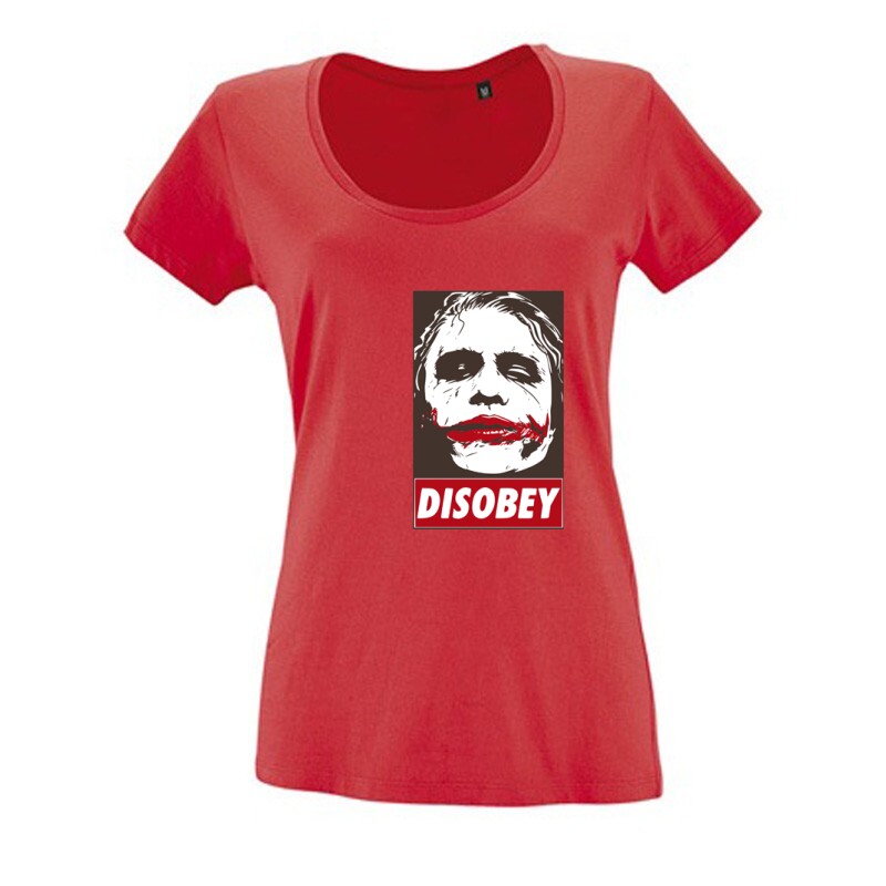 Disobey Joker Női O Nyakú Póló
