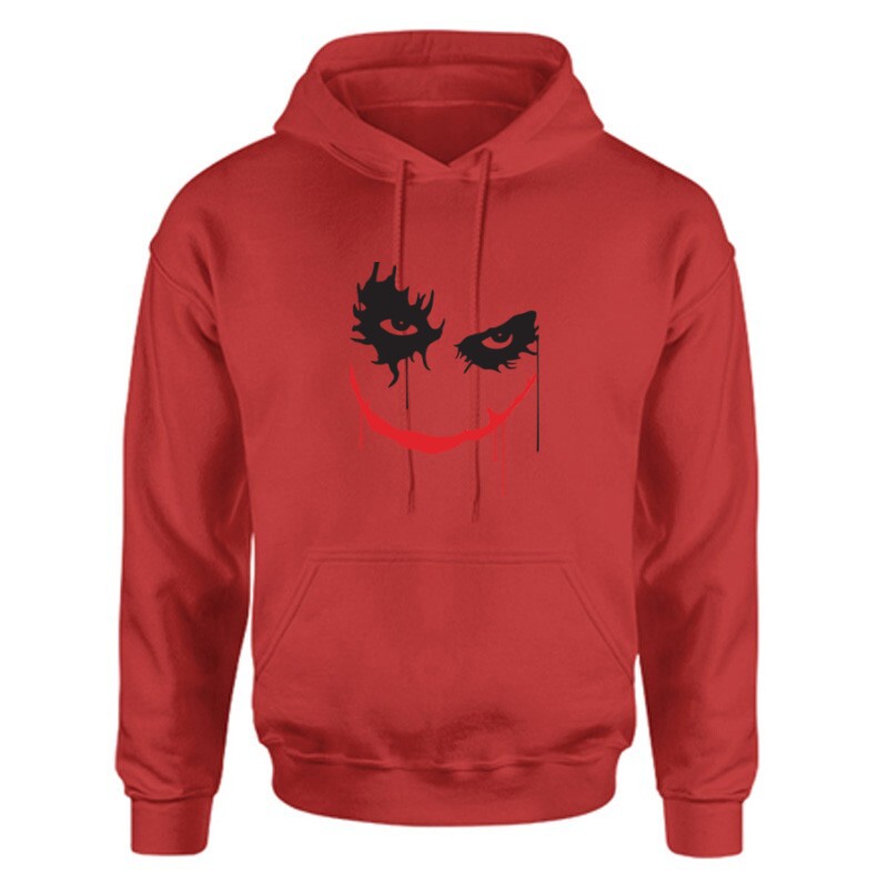 Joker Face Unisex Kapucnis Pulcsi