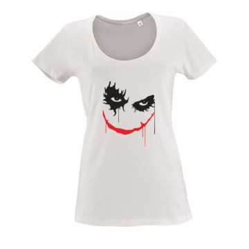 Joker Face Női O Nyakú Póló