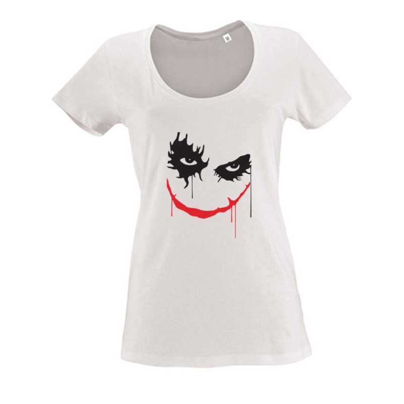 Joker Face Női O Nyakú Póló