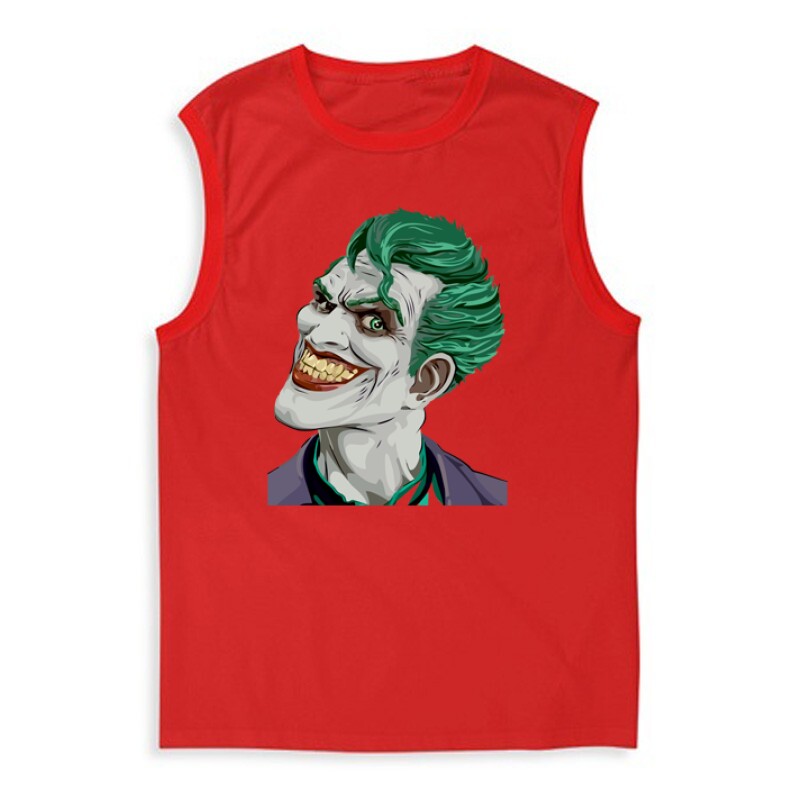 Joker Face Color Férfi Trikó