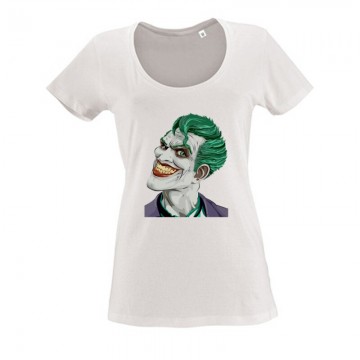 Joker Face Color Női O Nyakú Póló