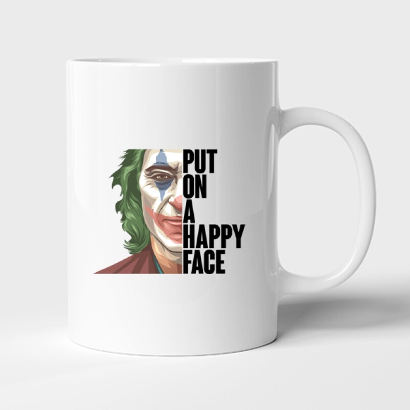 Put On a Happy Face Bögre