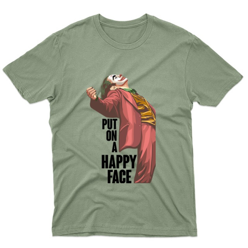 Put On a Happy Face (full body) Unisex Póló
