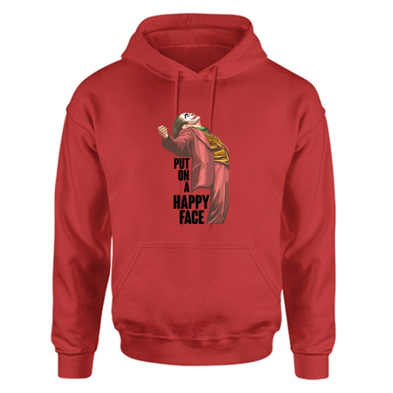 Put On a Happy Face (full body) Unisex Kapucnis Pulcsi