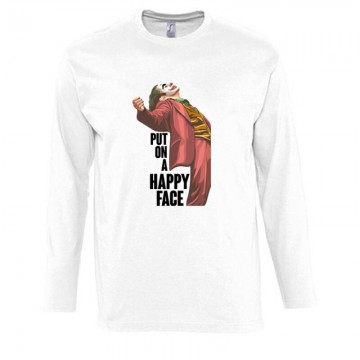 Put On a Happy Face (full body) Hosszú Ujjú Póló