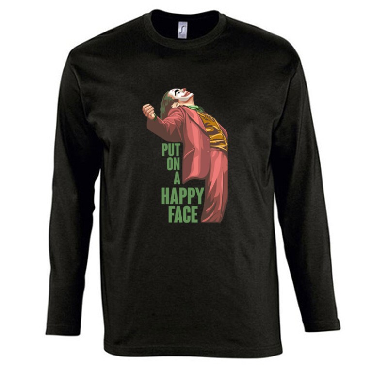 Put On a Happy Face (full body) Hosszú Ujjú Póló