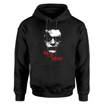 Why So Serious? Unisex Kapucnis Pulcsi