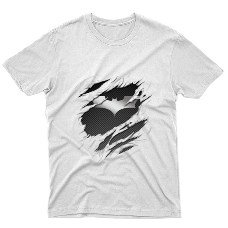 Batman új logó tépett Unisex Póló