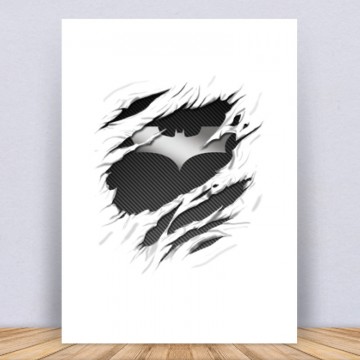 Batman új logó tépett Vászonkép