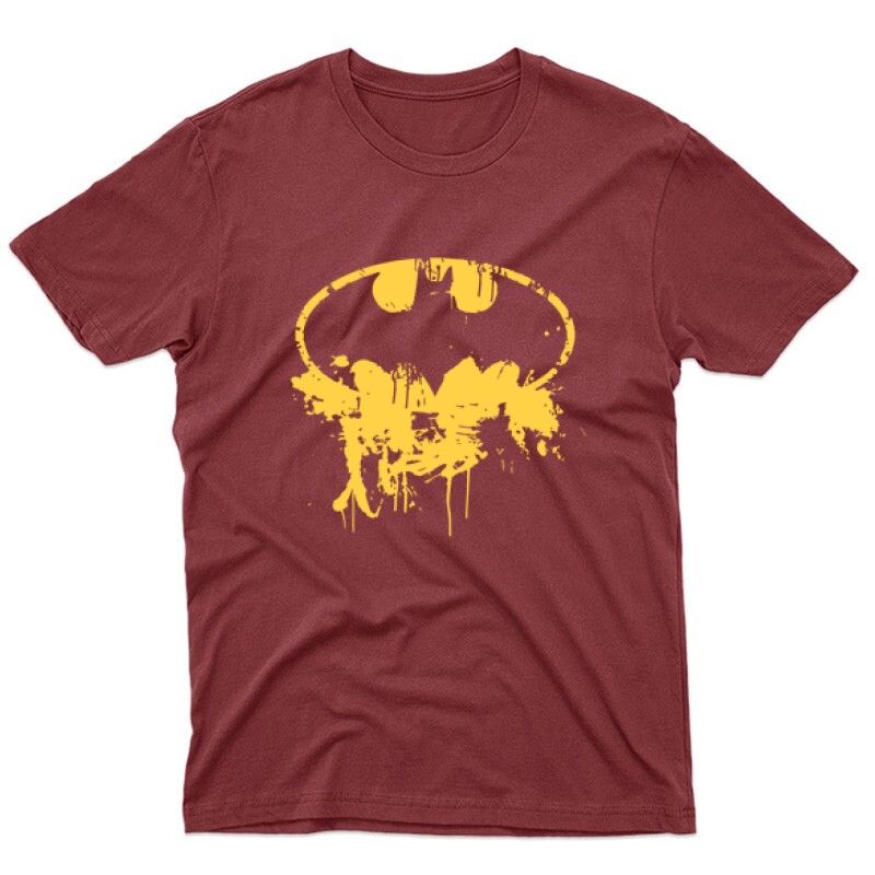 Batman logó splatter Unisex Póló