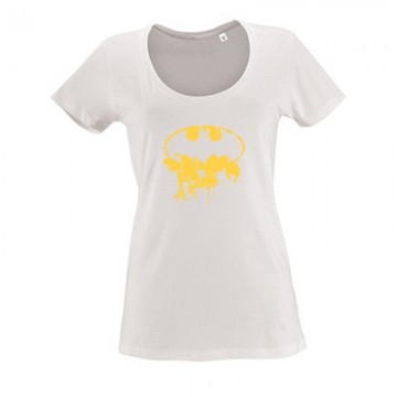 Batman logó splatter Női O Nyakú Póló