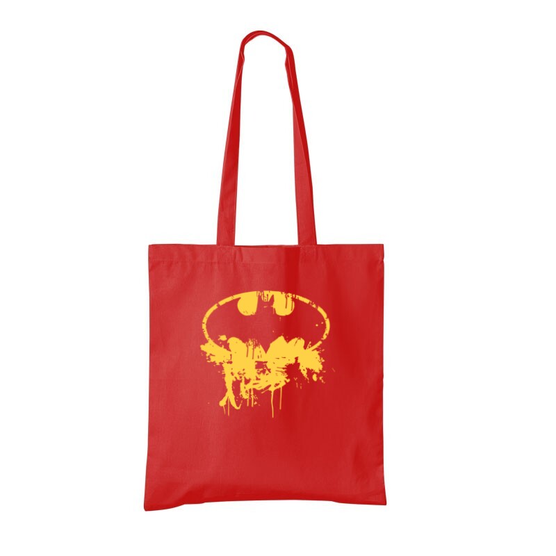 Batman logó splatter Bevásárló Táska
