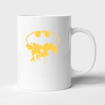 Batman logó splatter Bögre