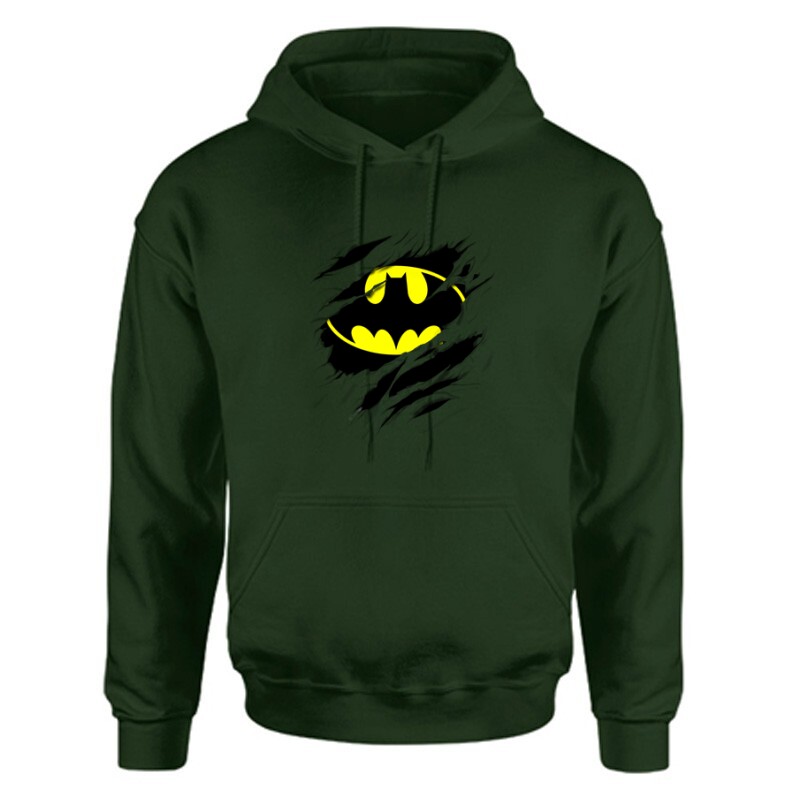 Batman tépett Unisex Kapucnis Pulcsi