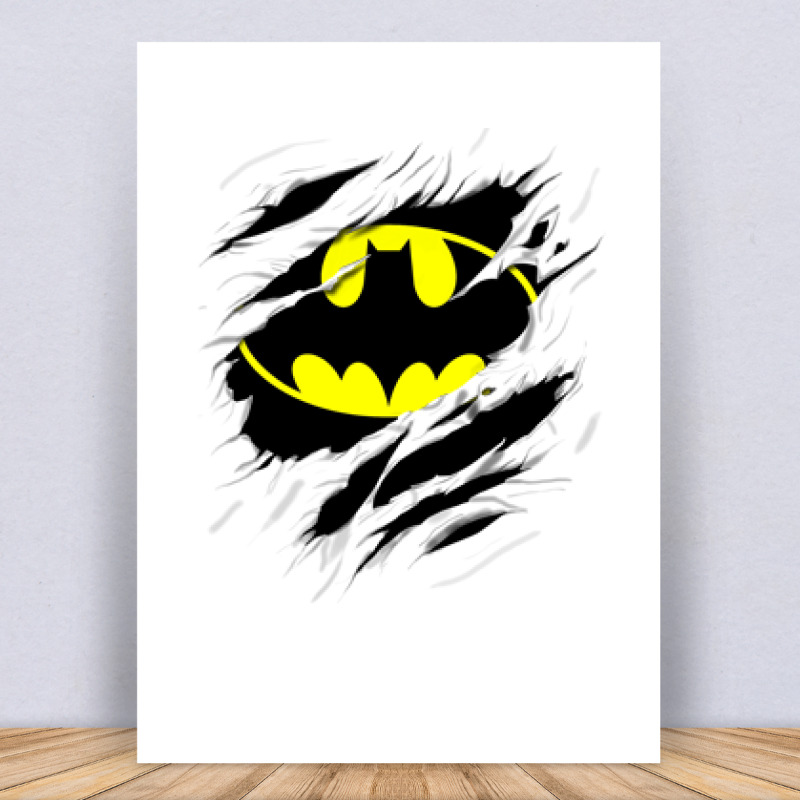 Batman tépett Vászonkép