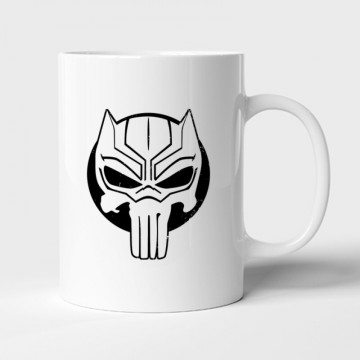 Black Panther Punisher style Bögre