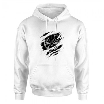 Black Panther tépett Unisex Kapucnis Pulcsi
