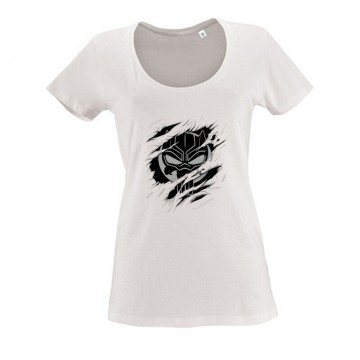 Black Panther tépett Női O Nyakú Póló