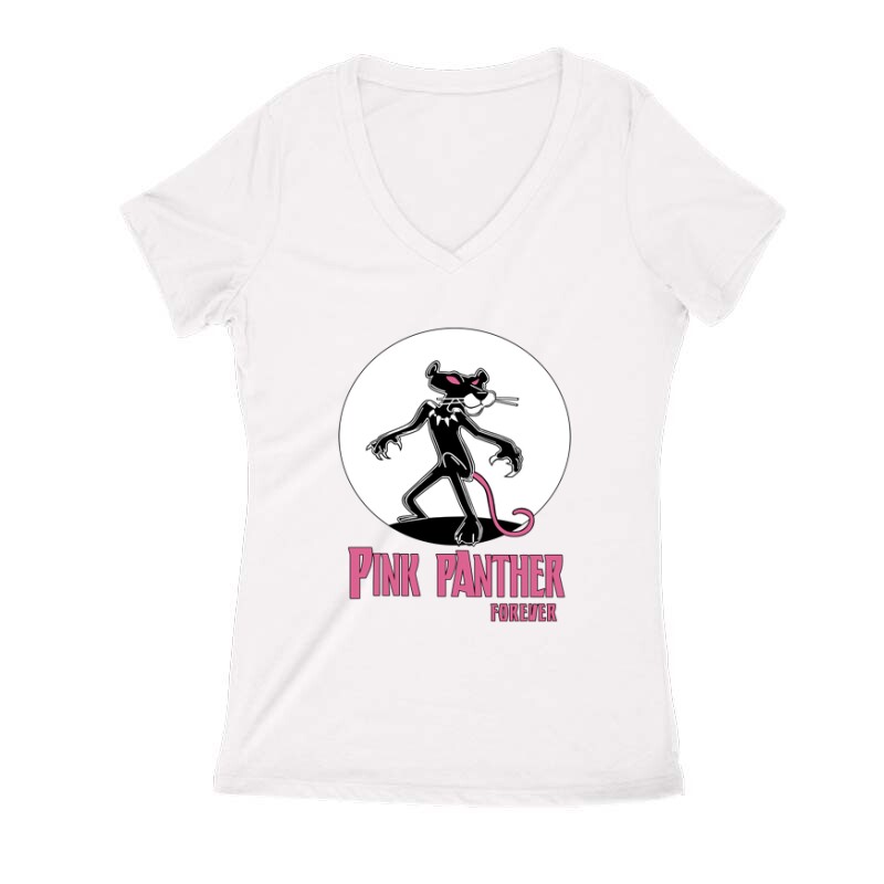 Pink Panther Forever Női V Kivágott póló