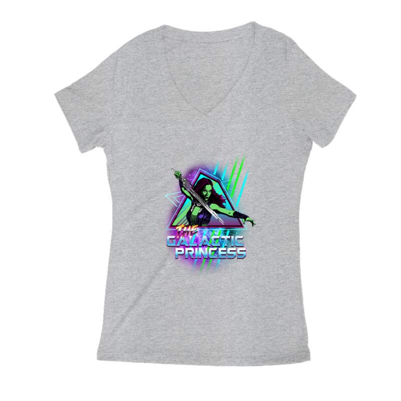 Galactic Princess Női V Kivágott póló