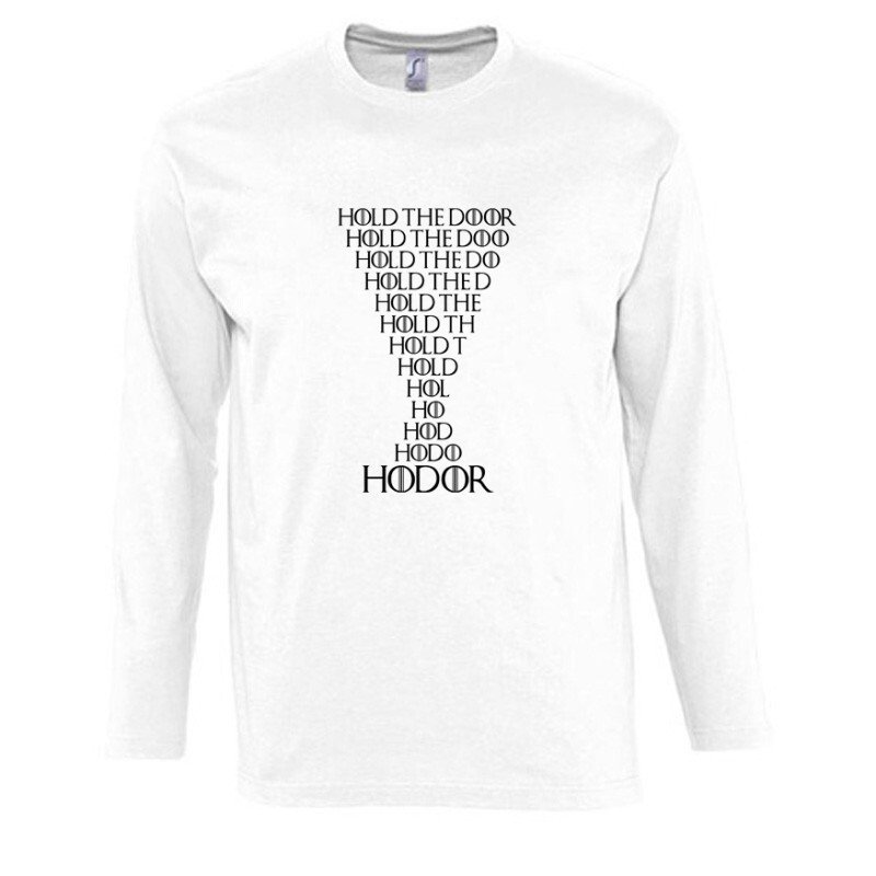 Hodor Text Hosszú Ujjú Póló
